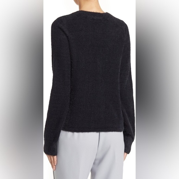 NWT Olivia Sky Tie Front Long Sleeve Cardi Eyelash Sweater - Picture 2 of 5